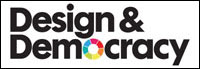 Design and Democracy exhibition logo 